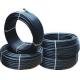 new virgin HDPE rolled pipe with blue strip for water supply