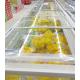 Kitchen Supermarket Open Top Island Freezer 1000L With Double Island