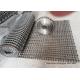 Custom Design Flat Flex Belt , Stainless Steel Flat Wire Conveyor Belt Sprocket Driven