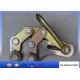 Tight Cable Wire Clamps Electrical Half - Moon Shape 20-60 KN Destructive Load