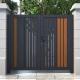 Modern And Sleek Aluminum Gate Adjustable Louvers Or Retractable Canopy