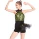 Biketard Jazz Costume Dance Wear Sequins Gymnastics Performance Dance Competition Clothes