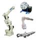 Payload 6kg Reach 1427mm OTC FD-V6S Welding Robot Arm With protective cloth guide rails manipulator As Welding Robot