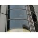 High Color Uniformity Dark Grey Reflective Glass 4mm - 8mm Thickness For Building Material