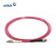 LC - ST Cable Jumper Simplex Multimode Fiber Optic Cable OM4 2.00mm 0.9mm 3.0mm