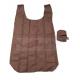 Brown Reusable Folding Shopping Bags / Expandable Shopping Bag Fashion Design