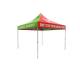 Folding Trade Show Canopy Tent Dyes UV Protected Two Half Wall Sides