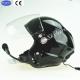 Noise Cancel PPG  Black Helmet With Full Headset EN966 Certificated Paramotor Helmet China Supplier