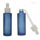 Color Frosted 50ml Empty Serum Dropper Glass Bottle Packaging For Oil