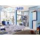 Elegant Outline MDF Children Bedroom Navy Blue Kids Furniture OEM ODM