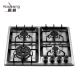 Natural Gas LPG Gas Cooker Stainless Steel 4 Burner Gas Hob