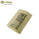 k Stand Up Kraft Paper Pouch Custom Printed Bottom Sealing 7mm