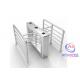 High Safe Exit Entrance Stainless Steel Turnstile Stable Rotating For Factory