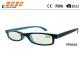 Hot sale style reading glasses with plastic frame ,suitable for  women and men