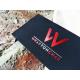 Latest Fancy Black Business Card Customized Printed Velvet business card With Foil Stamping