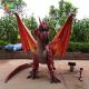 CE  Outdoor Theme Exhibition Animatronic Dragons Life Size Dragon For Amusement Park