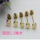 Bag whee buckle hardware accessories one word shape round 12 mm width light gold metal rivets studs for leather straps