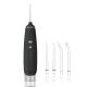 Black Smart Water Flosser Oral Care Toothpick DC 5V 1A PP Nozzles