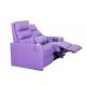 Genuine Leather Home Cinema Electric Recliner Chairs Equips Charging Ports