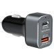 Type C PD QC3.0 Dual Port 60W Cell Phone Car Charger