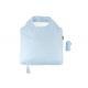 Light Blue Folding Tote Bag Dot Sublimation Printing Double - Stiching
