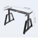710mm Metal/Wooden Dual Motor Height Adjustable Electric Coffee Table for Smart Office