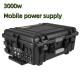 3000wh Energy Storage Battery LiFePO4 Portable Solar Generator 110V/220V Power Station
