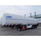 Heavy capacity 3 axles fuel tank truck trailer with tool box