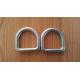 High Strength Safety D Rings Zinc Plated Buckle D Rings With Hot Forged