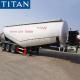 TITAN 3 axle 30/35cbm V type dry bulk cement bulker truck trailer
