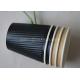 Takeaway Ripple Paper Cups 4oz 150ml Black Disposable Coffee Cups