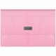 13'' Pink PU Protective Sling Bag Closure Flap Velcro For Notebook Carrier Protector