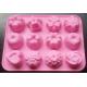 Silicone manufacturer Silicone baking tools 12 cup flower-shaped silicone mold SB-016
