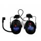 Paramotor helmet headset with Dynamic noise cancelling or electret microphone high noise cancelling