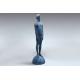 190cm Height Life Size Man Casting Bronze Sculpture Glass Rain Design