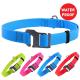 Colorful Water Resistant Dog Collars Stylish Skin Friendly Neck Girth 14 - 26