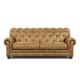 Antique Style 3 Seater Sofa Chesterfield Tufted Sofa Set Genuine Leather Couch