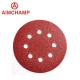800 Grit Sandpaper Discs 5 Inch 125mm Hook And Loop Sanding Pad Red