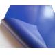 Fireproof 1680D Blue PVC Tarpaulin Fabric 14oz To 42oz / Sqm For Truck Covers