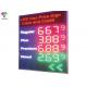 Outdoor Waterproof LED Gas Price Display Remote Or PC Control Customized Size