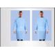 Blue High Performance Waterproof Surgical Gowns Disposable Overalls Non Toxic