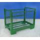 Stackable Steel Collapsible Wire Container Heavy Duty Weatherproof