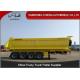 Tri - Axles U Shape Dump Semi Trailer For Earth Work , Carbon Steel Material