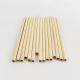 22.5cm Natural Disposable Bamboo Straws For Coffee Beverage Cocktail Tea