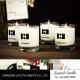 Clear Soy Wax Long Lasting Scented Candles 8cm * 9cm For Home Decoration