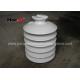 HIVOLT 36kV White Porcelain Insulators , High Voltage Porcelain Insulators