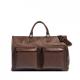 Men's Weekender Garment Bag , Leather Fold Up Garment Bag OEM ODM Acceptable