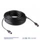 3.8mm Car Reverse Camera Cable , 4 Pin Extension Cable With Lock