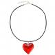 Acrylic Heart Pendant Necklace for Fashionable Ladies Various Design Options