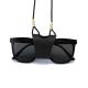 OEM Leather Sunglasses Holder With Necklace Rope Leather Glasses Strap